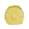 Transpac Dolomite Daisy Holder Storage Jar Yellow for Spring Tabletop Decor
